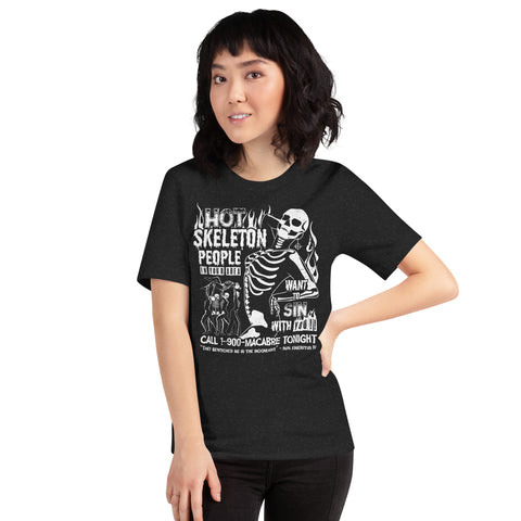 Hot Skeleton People Unisex t-shirt