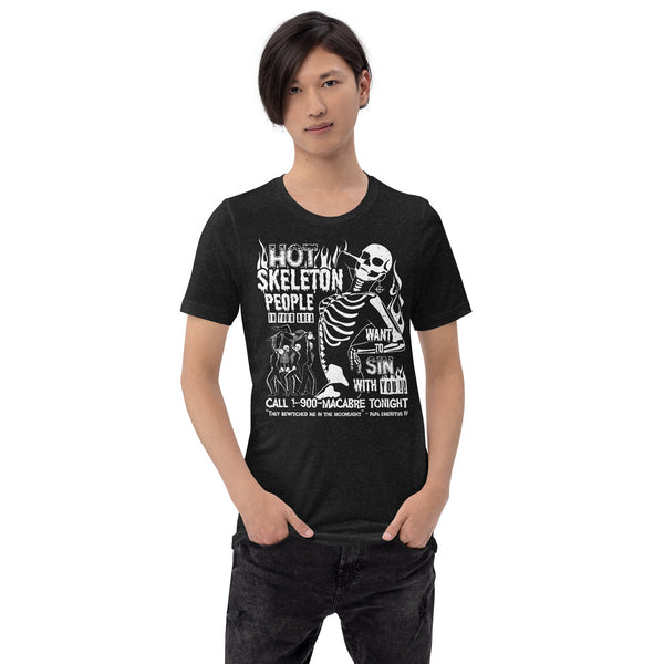 Hot Skeleton People Unisex t-shirt