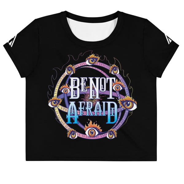 Be Not Afraid All-Over Print Crop Tee