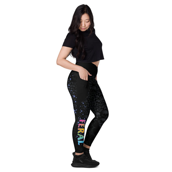 Feral Crossover leggings with pockets