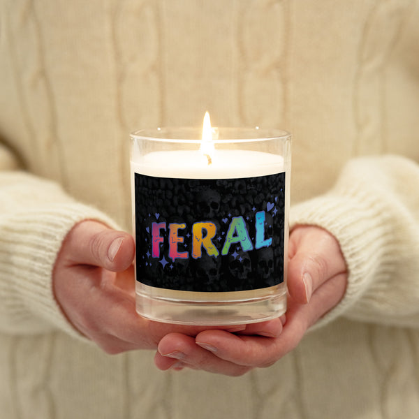 Feral Glass jar soy wax candle